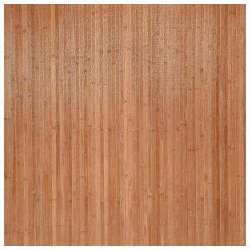 Covor dreptunghiular, natural, 100x100 cm, bambus - Img 2