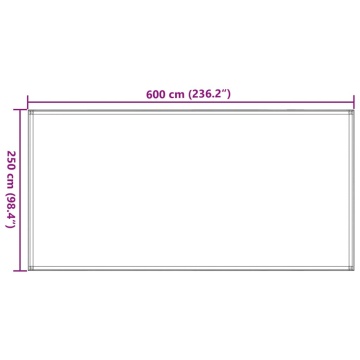 Covor pentru cort, bej, 250x600 cm - Img 7