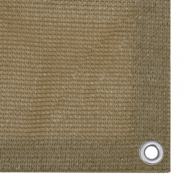 Covor pentru cort, gri taupe, 200x400 cm - Img 2