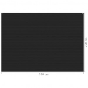 Covor pentru cort, negru, 250x350 cm - Img 4