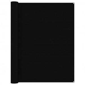 Covor pentru cort, negru, 250x500 cm - Img 1