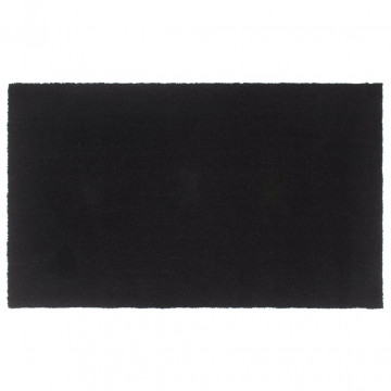 Covoraș de ușă, negru, 90x150 cm, fibre de cocos - Img 1