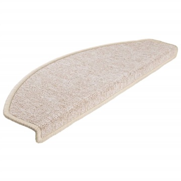 Covorașe pentru trepte scară, 15 buc., gri taupe, 65x24x4 cm - Img 3