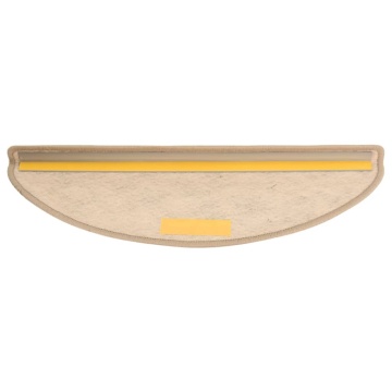 Covorașe scări autoadezive, 15 buc. bej închis, 65x21x4cm sisal - Img 7