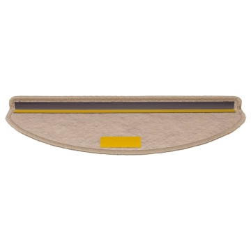 Covorașe scări autoadezive 15buc nisipiu 65x21x4cm aspect sisal - Img 8