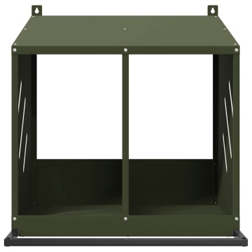 Cuibă pentru pui cu 2 compartimente, metal verde măsline - Img 8
