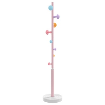 Cuier de haine, roz, 172 cm, fier vopsit electrostatic - Img 4