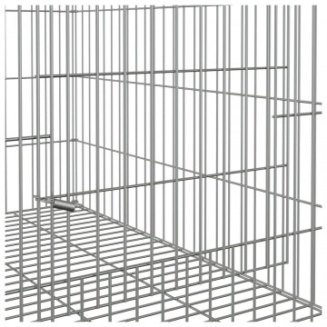 Cușcă pentru iepuri, 78x54x54 cm, fier galvanizat - Img 5