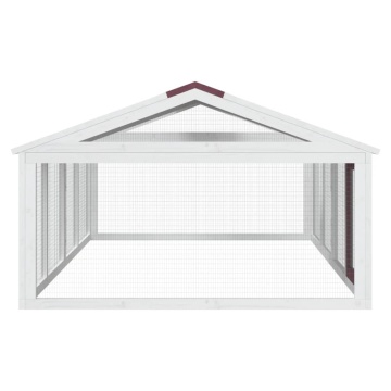 Cușcă pentru mișcare cafeniu 200x112,5x74 cm lemn masiv de pin - Img 7