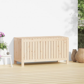 Cutie de depozitare grădină, 115x49x60 cm, lemn masiv de pin - Img 3
