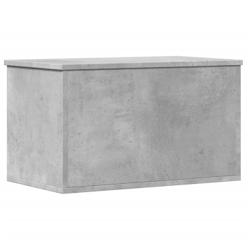 Cutie de depozitare, gri beton, 60x35x35 cm, lemn prelucrat - Img 2