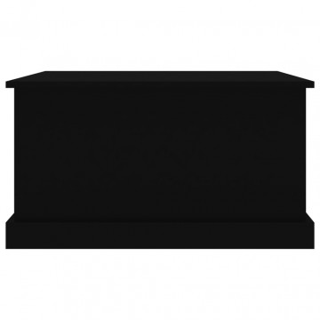 Cutie de depozitare, negru, 70x40x38 cm, lemn prelucrat - Img 5