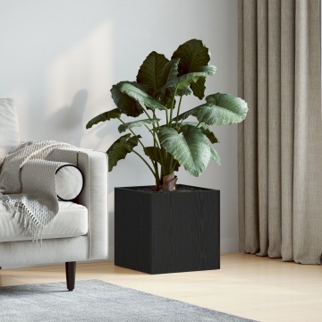 Cutie de Plante Stejar Negru 40x40x40 cm Lemn Stratificat - Img 1