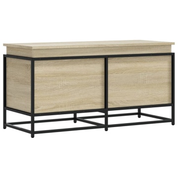 Cutie depozitare stejar sonoma 100x40x51,5 cm lemn prelucrat - Img 2