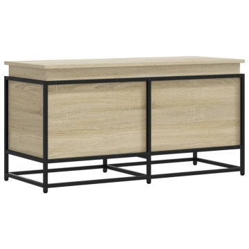 Cutie depozitare stejar sonoma 100x40x51,5 cm lemn prelucrat - Img 5