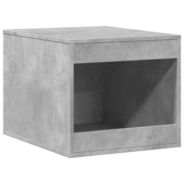 Cutie litieră pisici gri beton 47x59x42 cm lemn prelucrat - Img 2