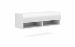 Derby 100 Comoda Tv White/White High Gloss - Img 3