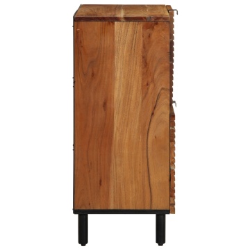 Dulap 80x33x75 cm Lemn solid de acacia - Img 4