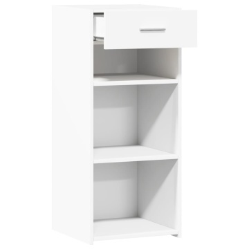 Dulap, alb, 40x42,5x93 cm, lemn prelucrat - Img 6