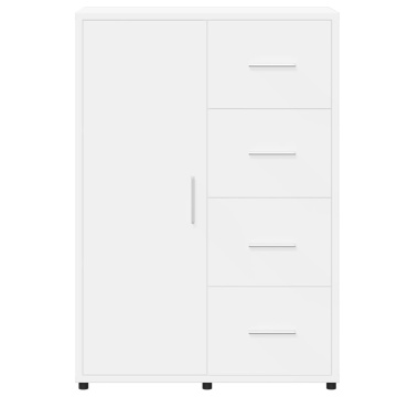 Dulap, alb, 60x31x84 cm, lemn prelucrat - Img 8