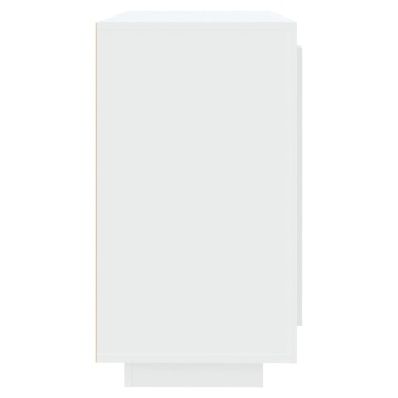 Dulap, alb, 80x40x75 cm, lemn prelucrat - Img 4