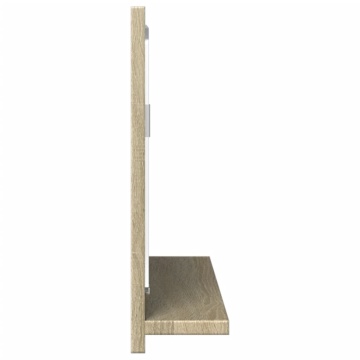 Dulap baie cu oglindă stejar sonoma 60x11x37 cm lemn prelucrat - Img 8