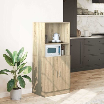 Dulap bucătărie stejar Sonoma, 57x41,5x131,5 cm, lemn prelucrat - Img 1