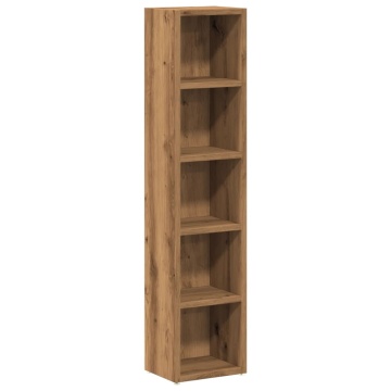 Dulap CD 2 buc. stejar artizanal 21x16x93,5 cm lemn prelucrat - Img 4