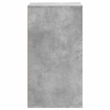 Dulap colț cu sertare gri beton 60x41x76 cm lemn prelucrat - Img 5