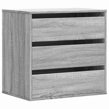 Dulap colț cu sertare sonoma gri 60x41x58 cm lemn prelucrat - Img 2