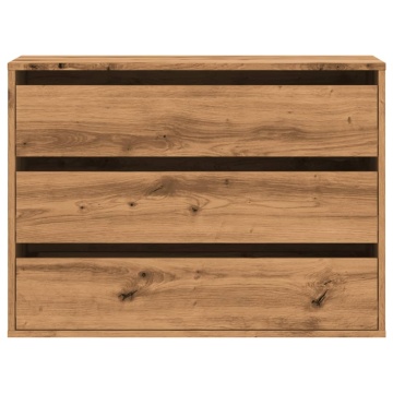 Dulap colț sertare stejar artizanal 80x41x58 cm lemn prelucrat - Img 4