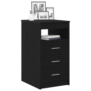 Dulap cu sertare, stejar negru, 40x50x76 cm, lemn prelucrat - Img 4