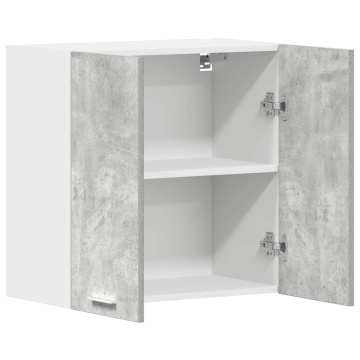 Dulap de bucătărie Gri Beton 60x31x60 cm Lemn de prelucrat - Img 8