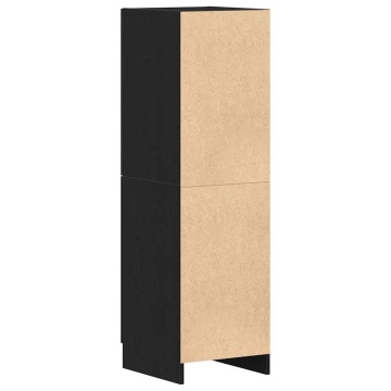 Dulap de bucătărie, negru, 38x41,5x131,5 cm, lemn prelucrat - Img 6