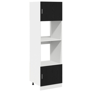 Dulap de Bucătărie Stejar Negru Lemn Ingineresc 60 x 57 x 207 cm - Img 2