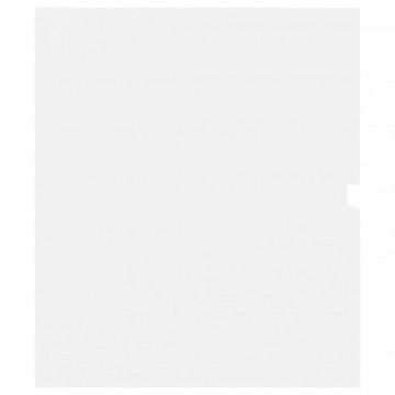 Dulap de chiuvetă, alb, 80x38,5x45 cm, PAL - Img 5