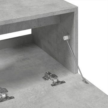 Dulap de chiuvetă, gri beton, 78x37x59 cm, lemn prelucrat - Img 7
