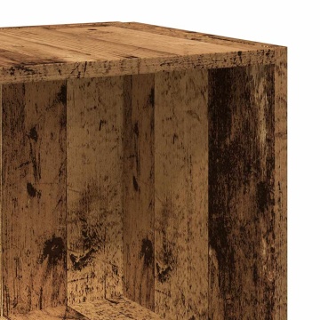 Dulap de colț din lemn vechi 33x33x67 cm din lemn prelucrat - Img 6