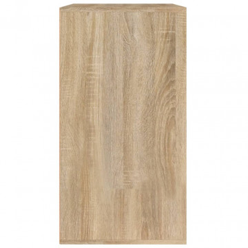 Dulap de cosmetice, stejar sonoma, 80x40x75 cm, lemn prelucrat - Img 8