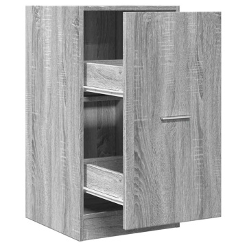 Dulap de farmacie, sonoma gri, 40x41x77,5 cm, lemn prelucrat - Img 2