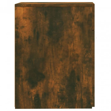 Dulap de farmacie stejar fumuriu 20x45,5x60 cm lemn prelucrat - Img 5