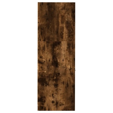 Dulap de farmacie stejar fumuriu, 30x41x118 cm, lemn prelucrat - Img 5