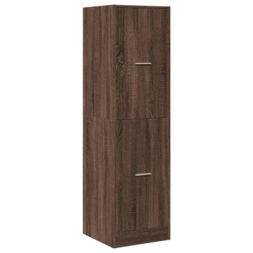 Dulap de farmacie, stejar maro, 40x41x144,5 cm, lemn prelucrat - Img 3
