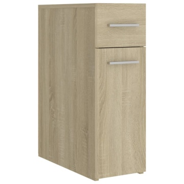 Dulap de farmacie, stejar sonoma, 20x45,5x60 cm lemn prelucrat - Img 2