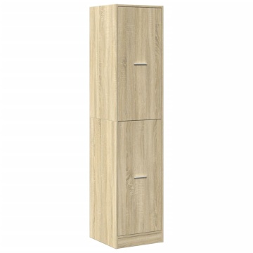 Dulap de farmacie, stejar sonoma, 40x41x174,5 cm lemn prelucrat - Img 3