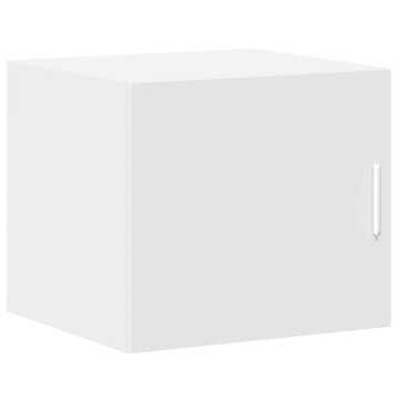 Dulap de perete, alb, 45x42,5x40 cm, lemn prelucrat - Img 2