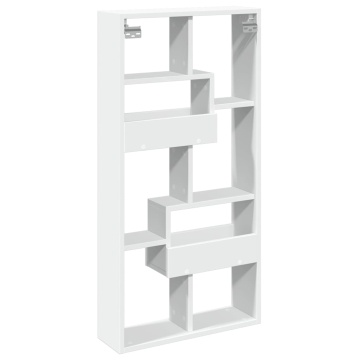 Dulap de perete, alb, 50x15x100 cm, lemn prelucrat - Img 5
