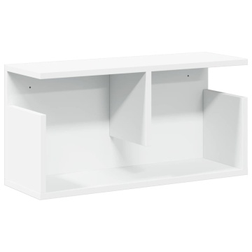 Dulap de perete, alb, 60x20x30 cm, lemn prelucrat - Img 2
