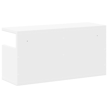 Dulap de perete, alb, 60x20x30 cm, lemn prelucrat - Img 5