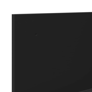 Dulap de perete, negru, 70x16,5x30 cm, lemn prelucrat - Img 6